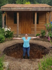 hole dug for new pond