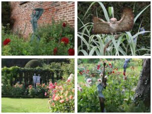 Garden Sculptures at Chenies Manor Garden